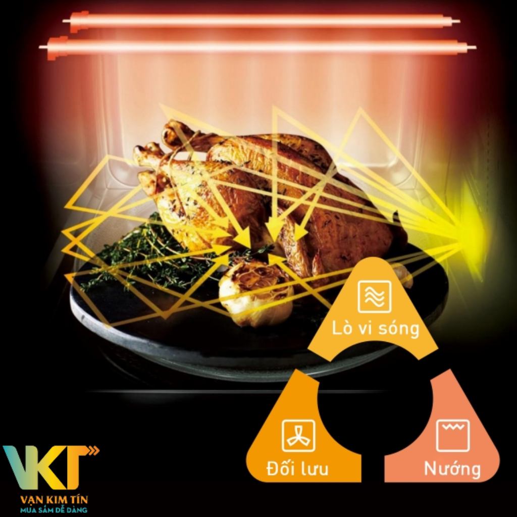 Lò vi sóng có nướng Panasonic NN-CT66MBYUE