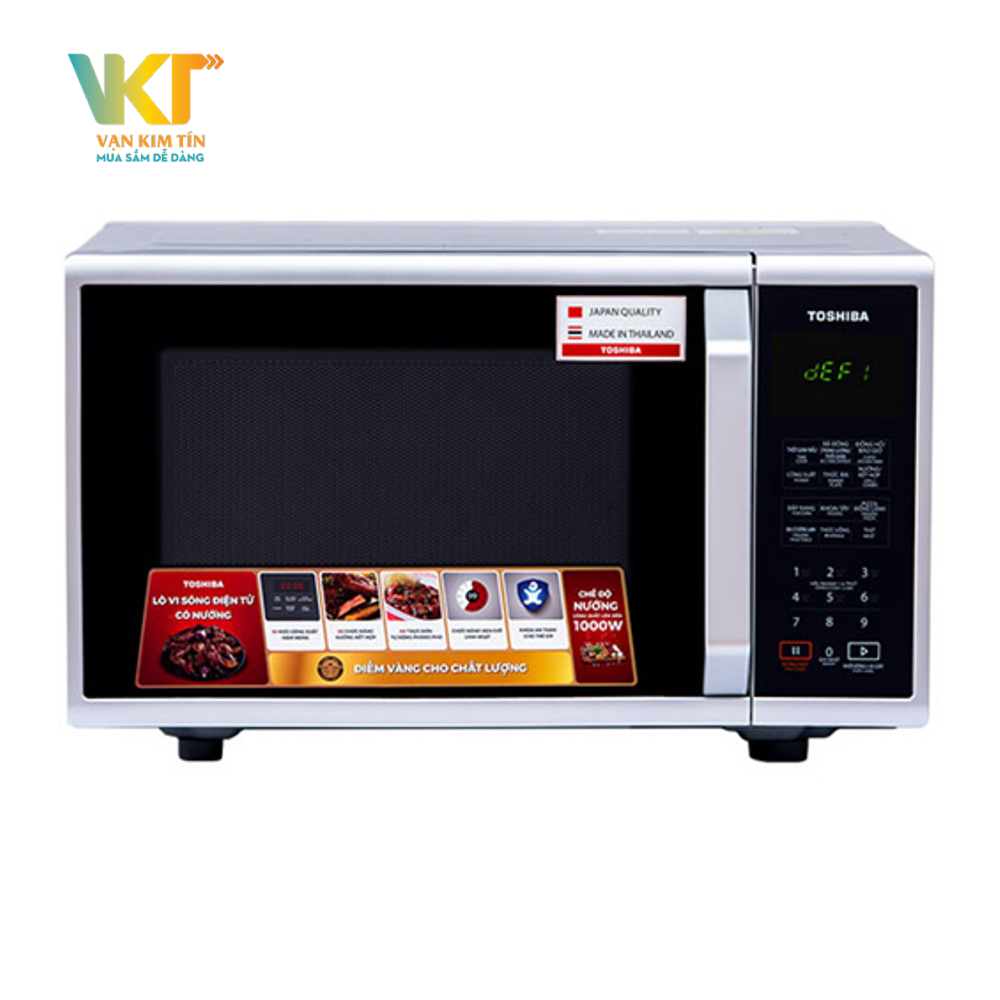 Lò vi sóng có nướng Toshiba ER-SGS34(S1)VN - Màu bạc sang trọng, dung tích 34 lít