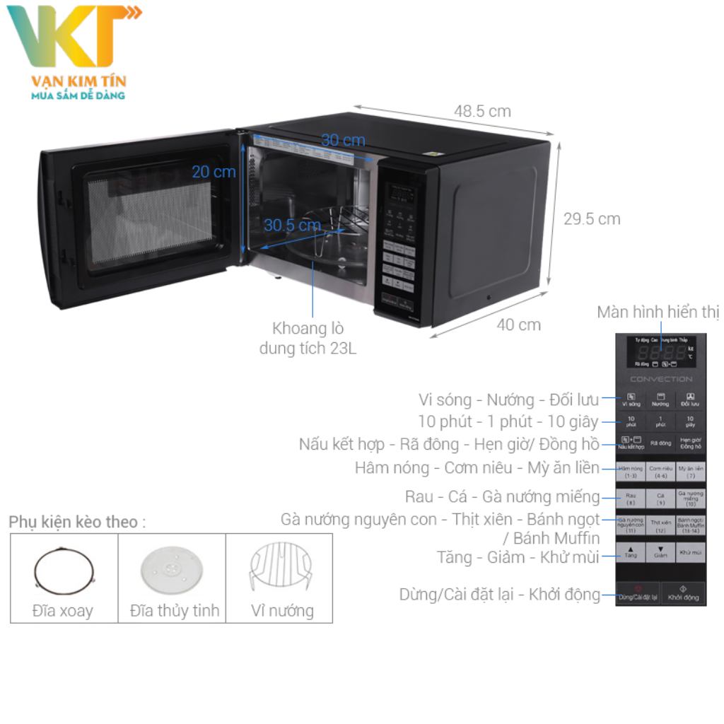 Lò vi sóng Panasonic NN-CT36HBYUE