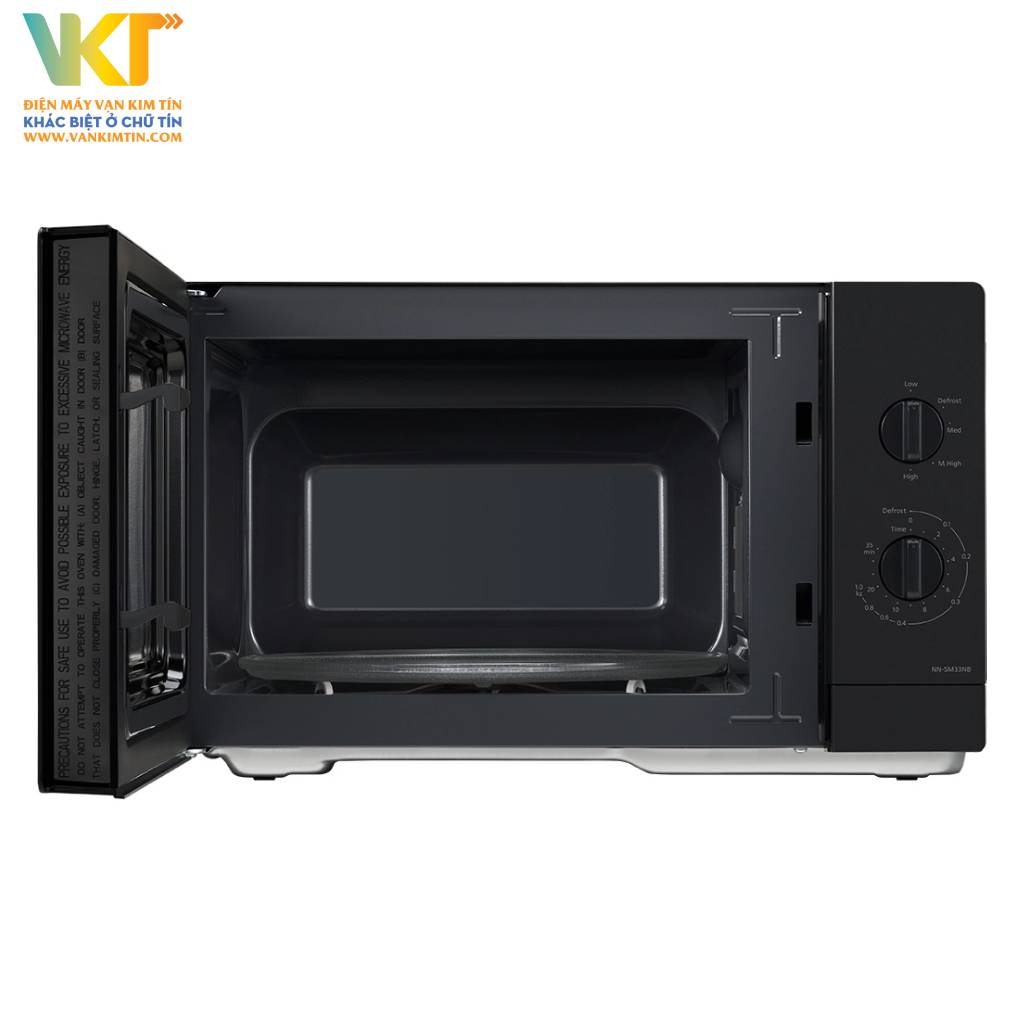 Lò vi sóng Panasonic NN-SM33NBYUE - Thiết kế nhỏ gọn với dung tích rộng rãi lý tưởng