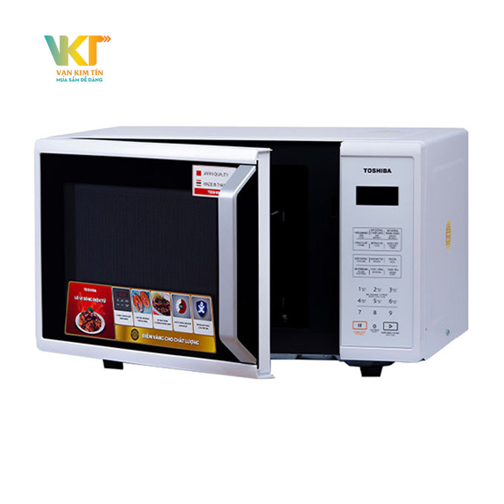 Lò vi sóng Toshiba ER-SS23(W1)VN - Dung tích 23 lít cùng công suất 800W mạnh mẽ
