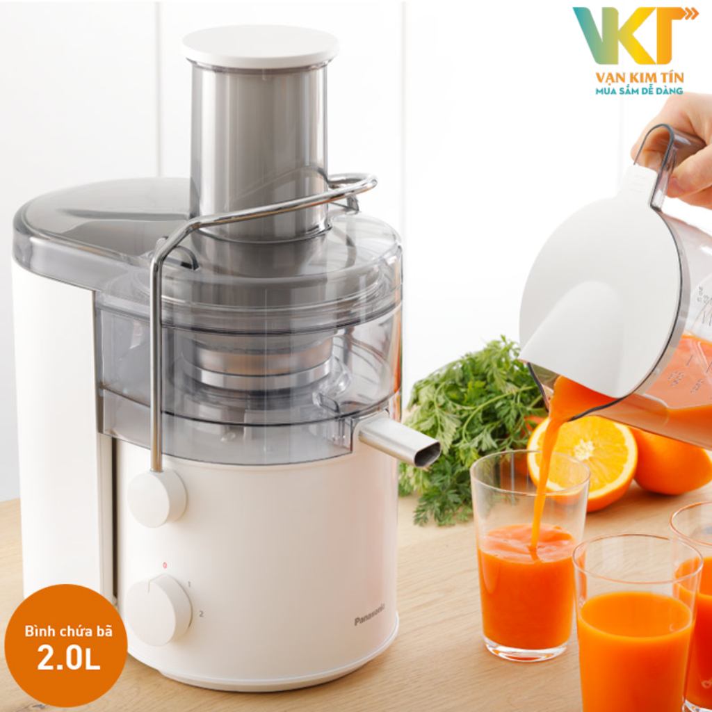 Máy ép trái cây Panasonic MJ-CB100WRA - Dung tích 1.5 lít, tính năng chống nhỏ giọt tiện lợi