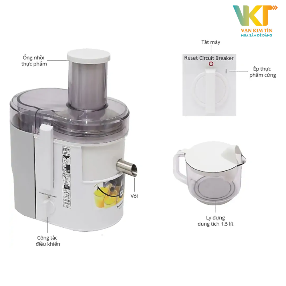 Máy ép trái cây Panasonic MJ-SJ01WRA