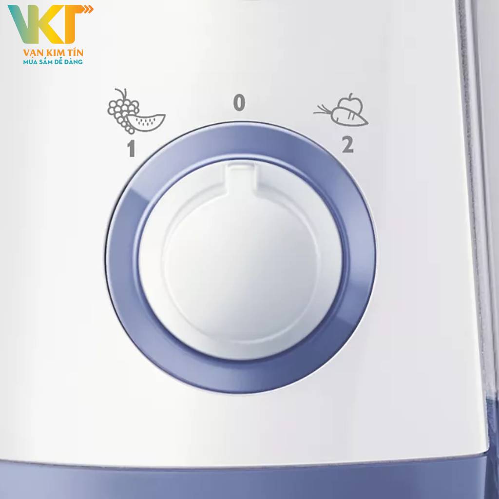 Máy ép trái cây Philips HR1811 - Dễ dàng tùy chỉnh với 2 tốc độ