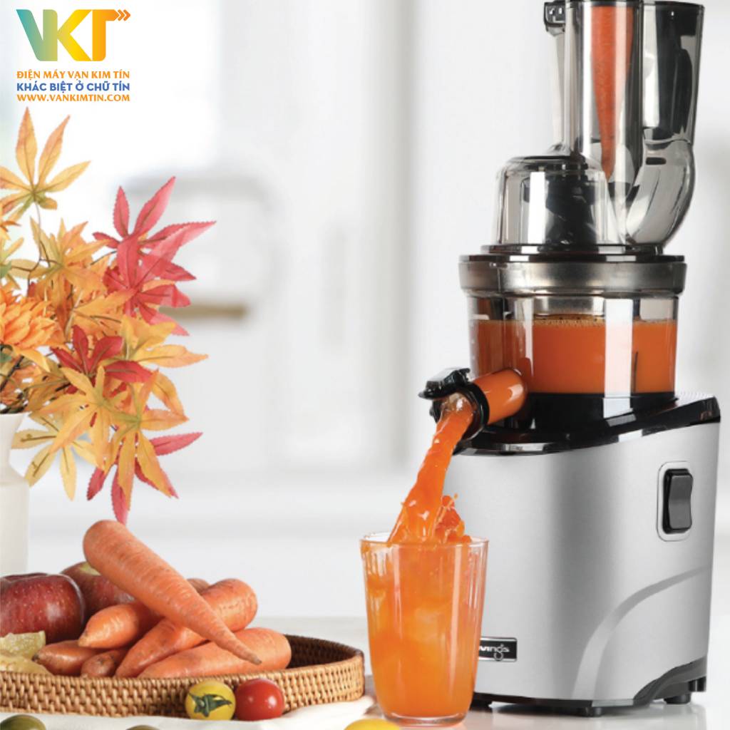 Máy ép trái cây tốc độ chậm Kuvings KSP-2428CB - 2 miệng ép chuyên biệt, tối ưu hiệu quả