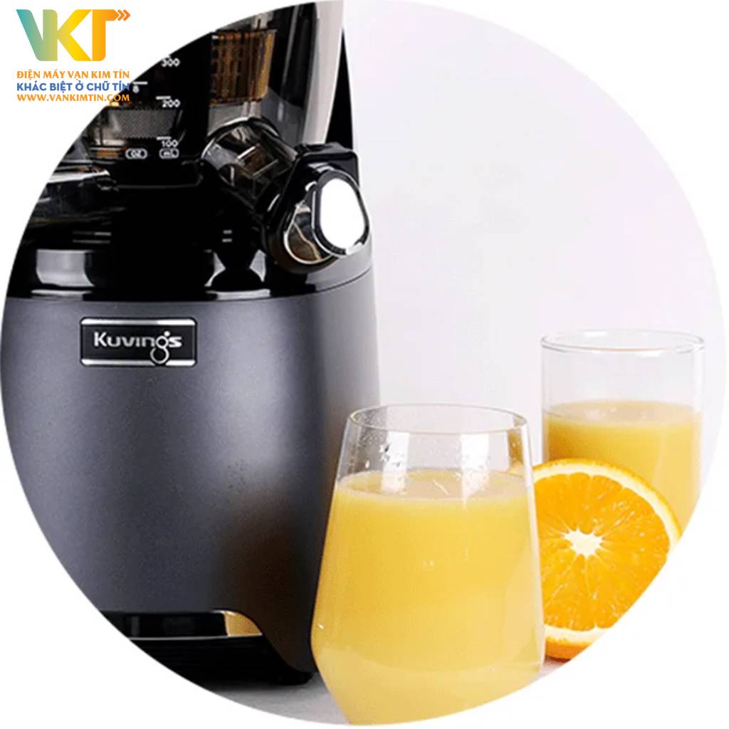 Máy ép trái cây tốc độ chậm Kuvings NS-2026BC - Hoạt động liên tục 30 phút và chế độ làm mát tự động