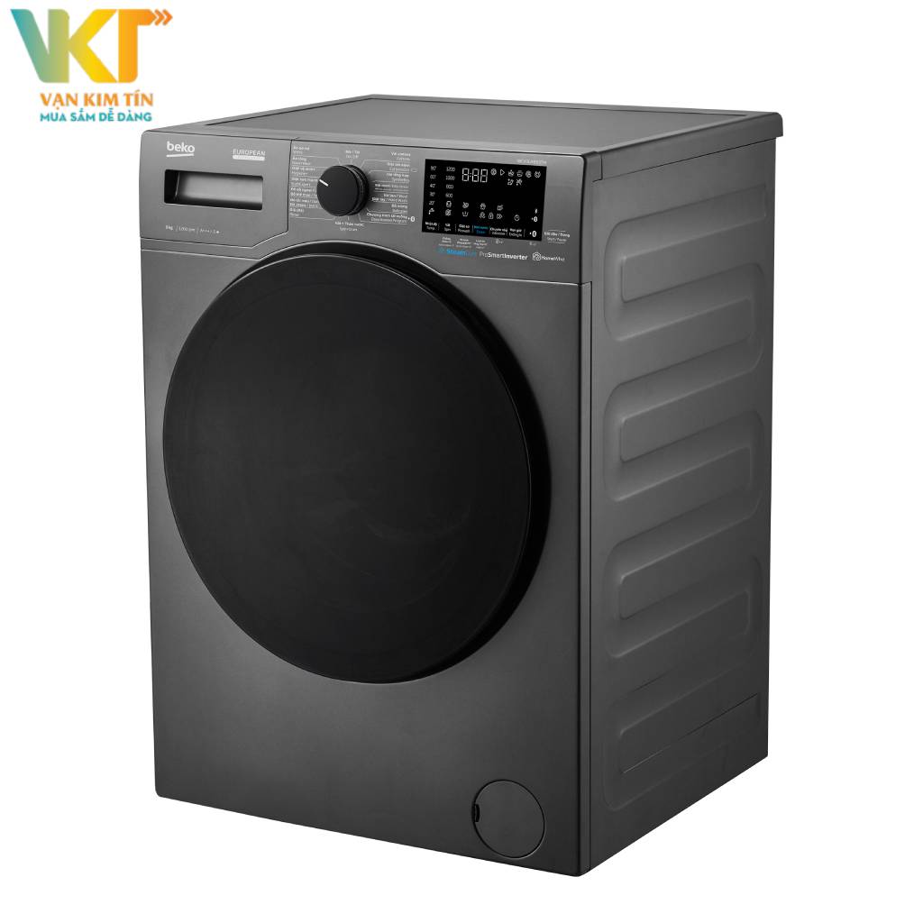 Máy giặt Beko Inverter 9 kg WCV9648XS - An toàn hơn với khóa trẻ em