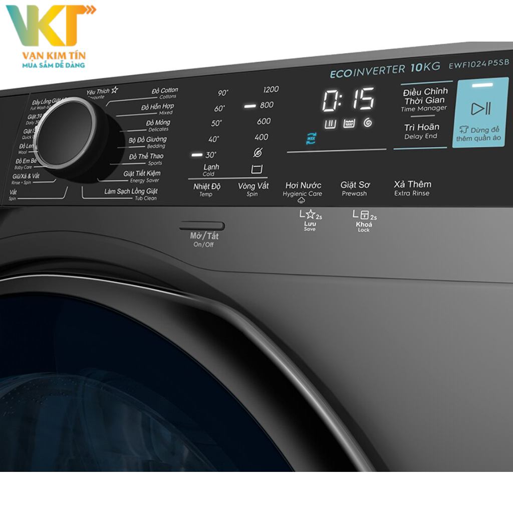 Máy giặt Electrolux Inverter 10 kg EWF1024P5SB