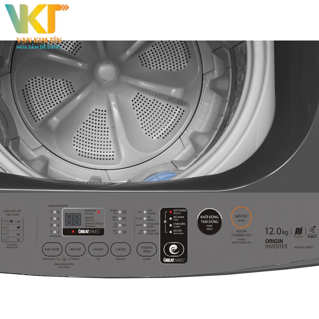 Máy giặt Toshiba Inverter 12 kg AW-DUK1300KV(SG)