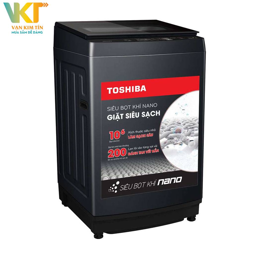 Máy giặt Toshiba Inverter 13 kg AW-DUM1400LV(MK) - Khối lượng giặt lớn 13 kg, tiết kiệm công sức giặt giũ