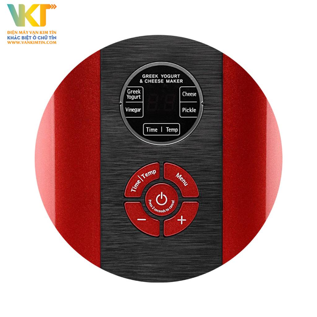 Máy làm sữa chua Kuvings 2.0 lít KGC-712CB - Bảng điều khiển LCD một chạm, đơn giản và linh hoạt