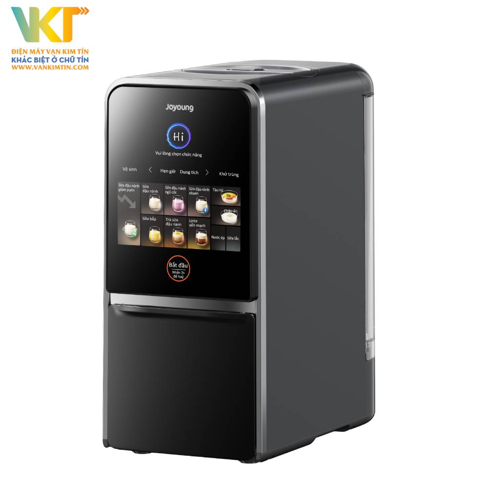 Máy làm sữa hạt tự động làm sạch Joyoung JSCB-K7 PRO - Dao xay thép 4 lưỡi 3D đảm bảo xay mịn, giữ trọn dinh dưỡng