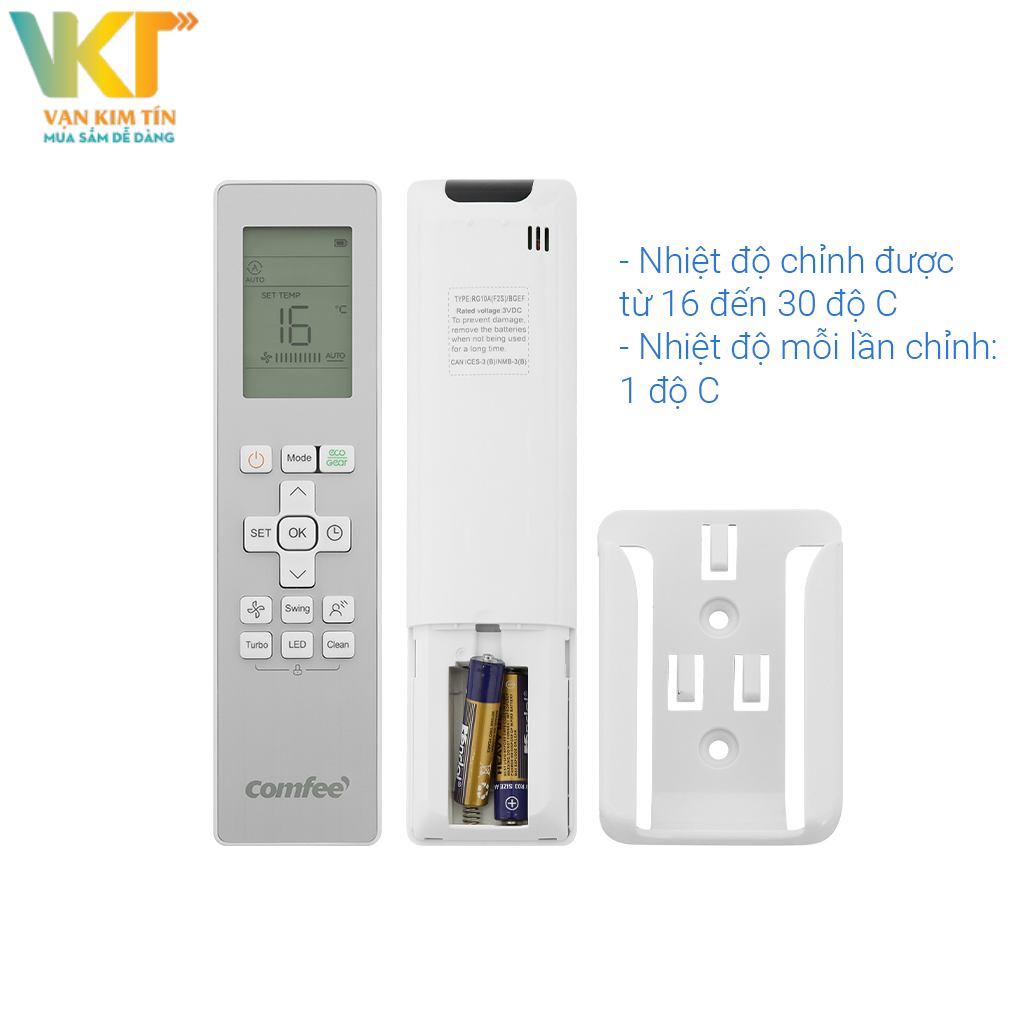 Máy lạnh Comfee Inverter 1.5 HP CFS-13VAFF-V
