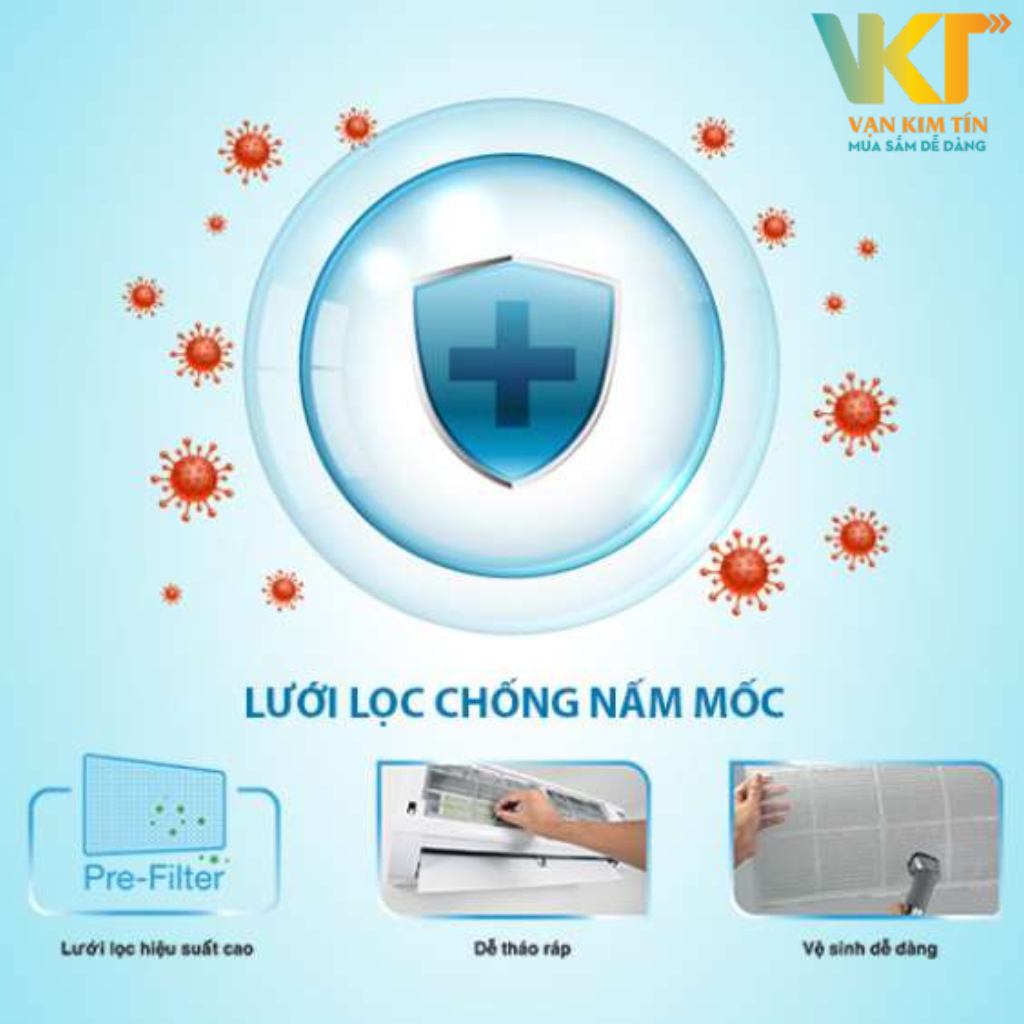 Máy lạnh Toshiba Inverter 1.5 HP RAS-H13C3KCVG-V