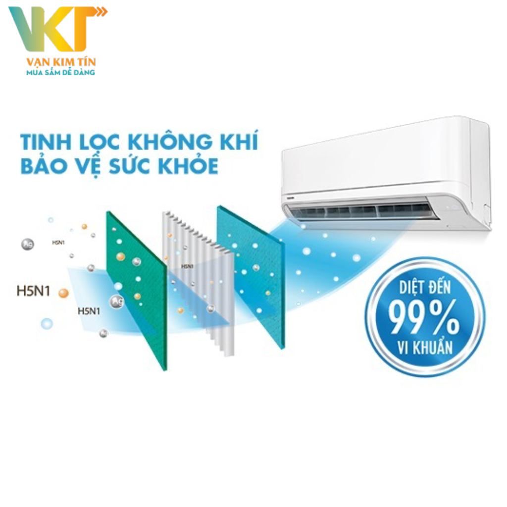 Máy lạnh Toshiba Inverter 1 HP RAS-H10E2KCVG-V