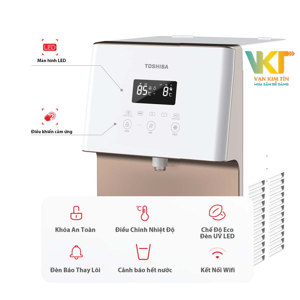 Máy lọc nước nóng lạnh RO Toshiba TWP-W1630SVN(W)