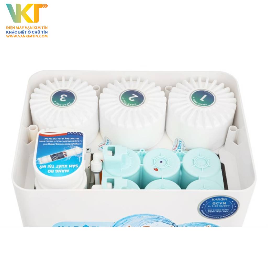 Máy lọc nước RO Karofi KAQ-U98 Pro - Tạo độ tinh khiết cao cho nguồn nước với 10 lõi lọc chuyên biệt
