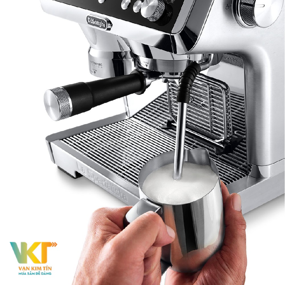 Máy pha cà phê Delonghi EC9355.M - Trang bị vòi đánh sữa chuyên nghiệp, đáp ứng nhiều nhu cầu khác nhau