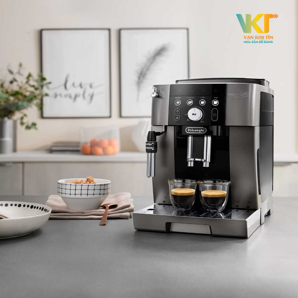 Máy pha cà phê Delonghi ECAM250.33.TB - Kiểu dáng hiện đại, ngăn chứa hạt lớn 250g