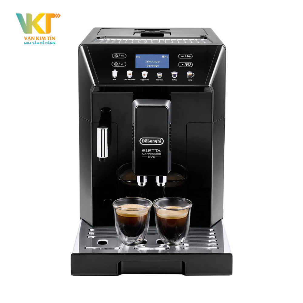 Máy pha cà phê Delonghi ECAM46.860.B - Công suất mạnh mẽ, có thể pha 2 tách cùng một lúc