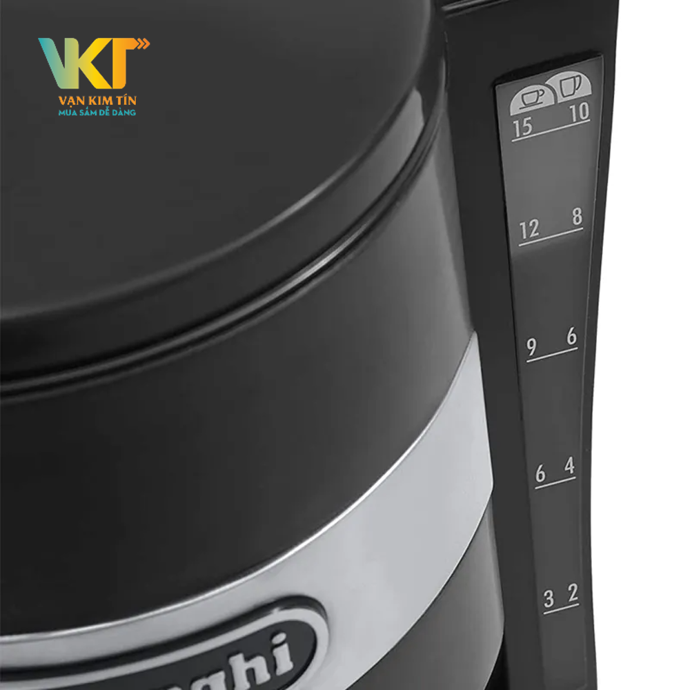 Máy pha cà phê Delonghi ICM15210.1 - Dễ sử dụng với nút bấm, thang đo mực nước tiện lợi