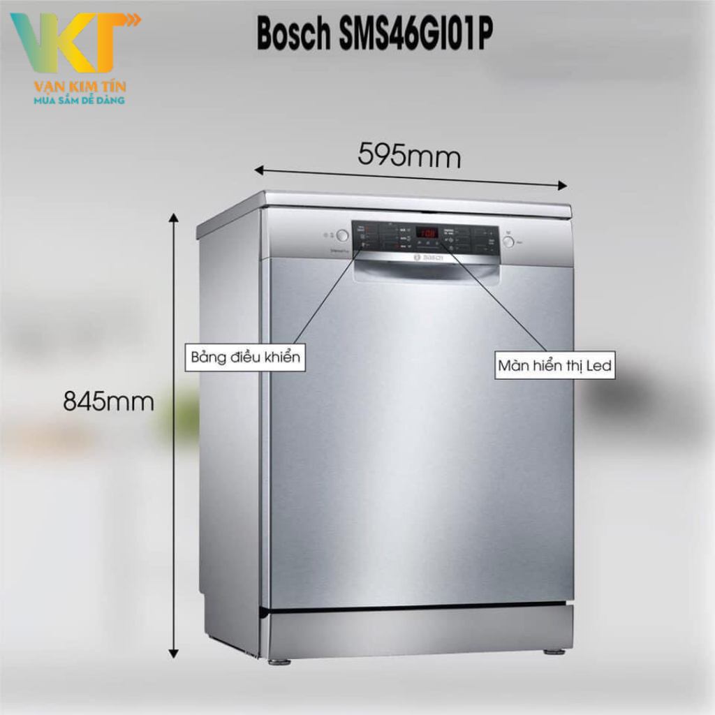 Máy rửa chén độc lập Bosch SMS46GI01P