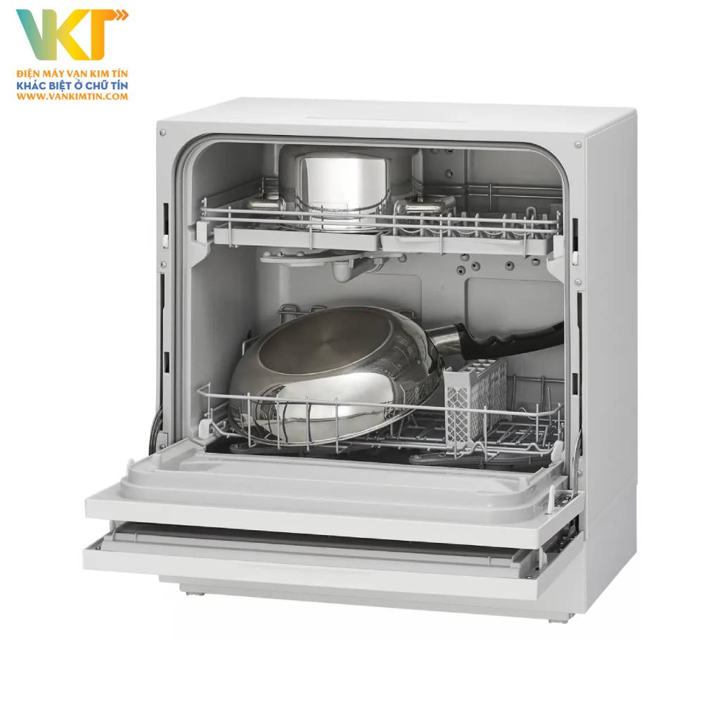 Máy rửa chén Panasonic NP-TH1WEVN - Sấy nhiệt cao cấp, làm sạch chén bát tốt hơn