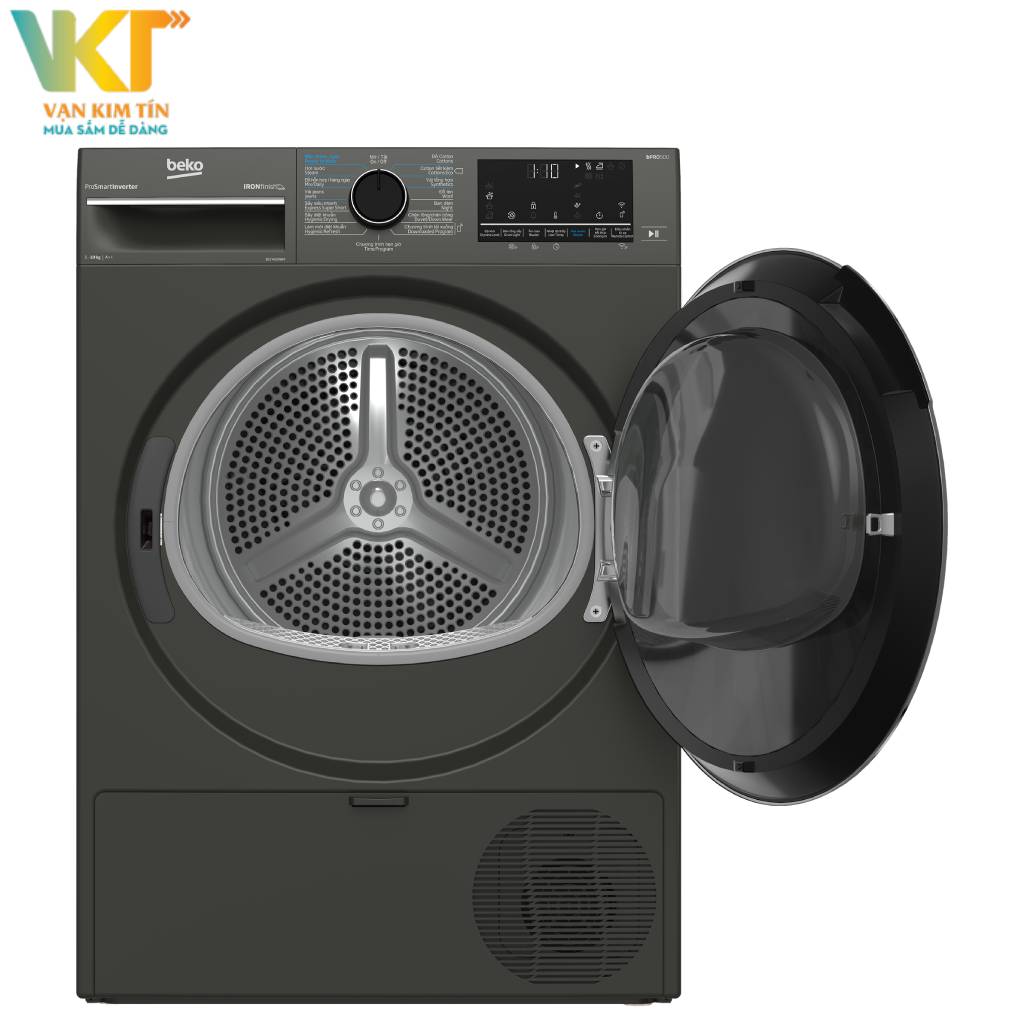 Máy sấy bơm nhiệt Beko 10 kg B5T4429WM (NEW) - Thiết kế sang trọng, chất liệu bền tốt