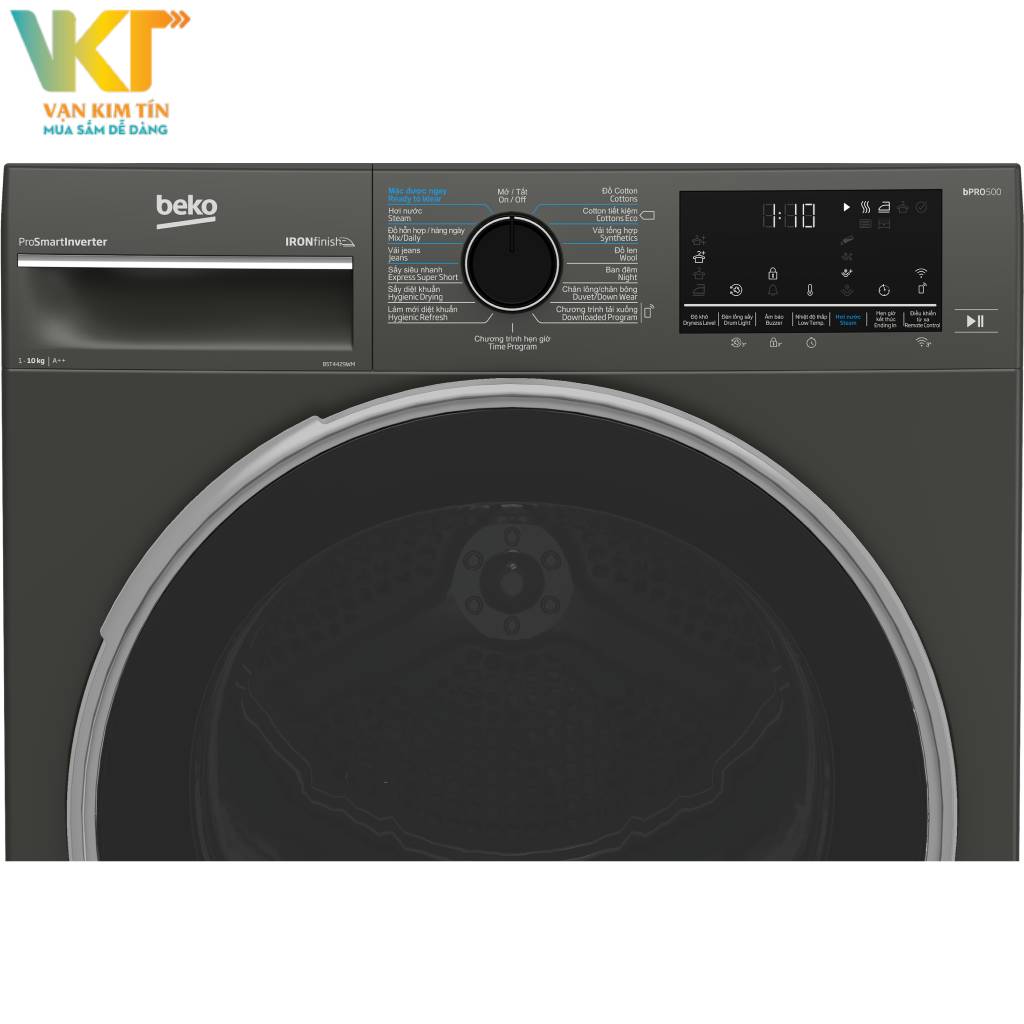 Máy sấy bơm nhiệt Beko 10 kg B5T4429WM (NEW) - Điều khiển từ xa dễ dàng, tiện lợi
