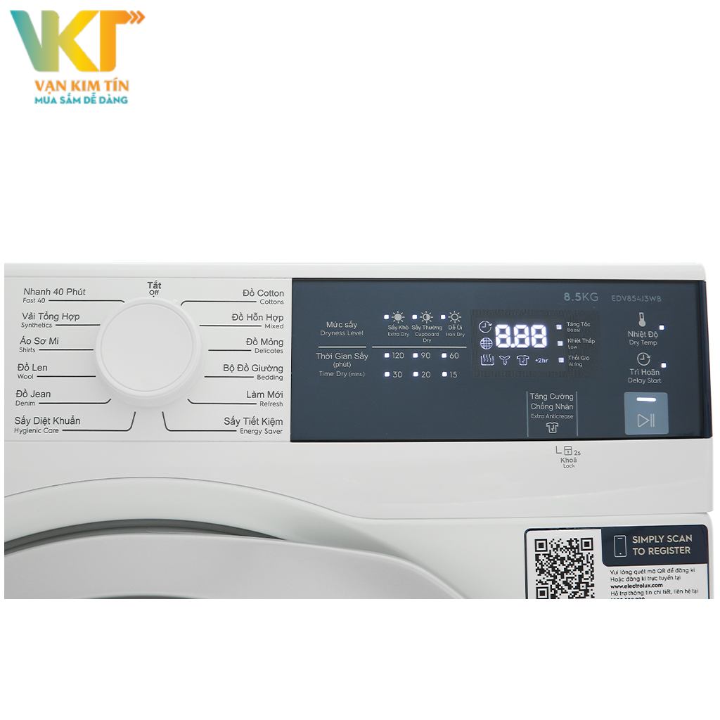 Máy sấy Electrolux EDV854J3WB