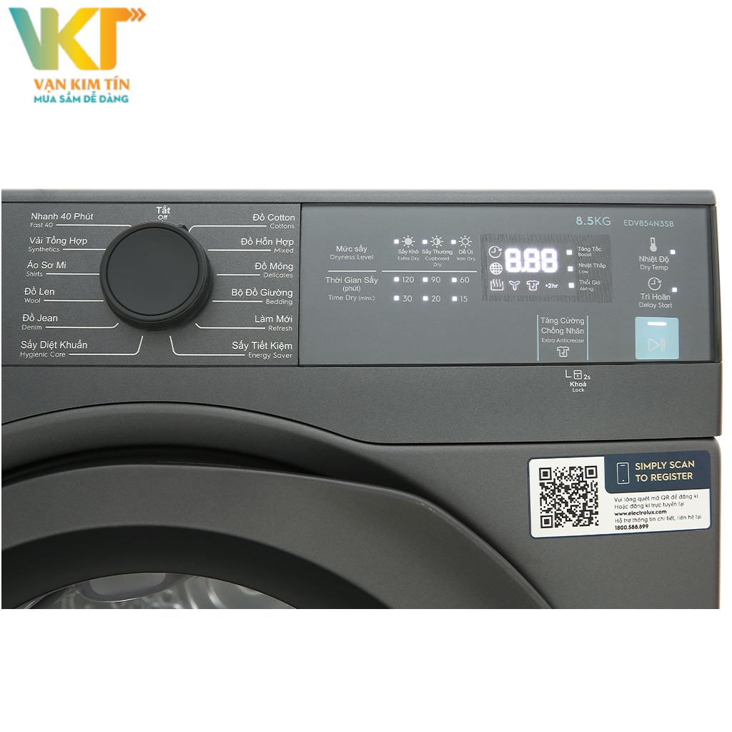 Máy sấy Electrolux EDV854N3SB