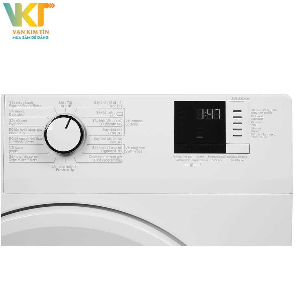 Máy sấy ngưng tụ Beko 8 kg DU8133GA0W