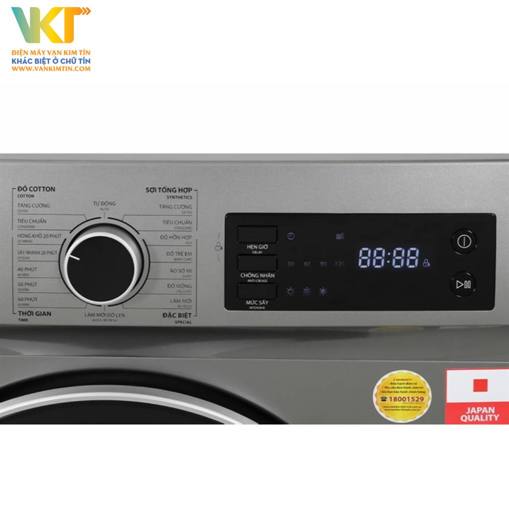 Máy sấy Toshiba 7 kg TD-H80SEV(SK) - Chất liệu đẹp bền bỉ, tạo nên thiết kế hiện đại