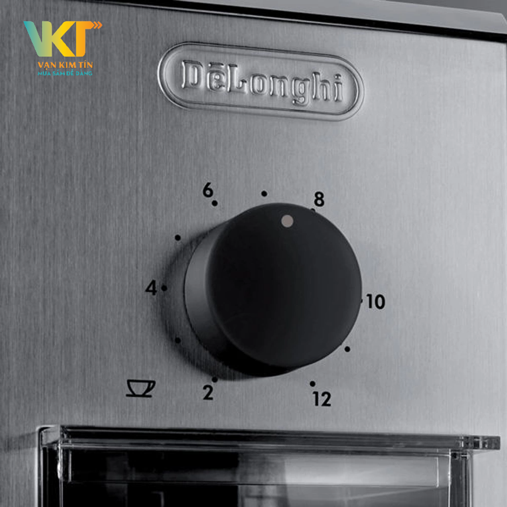 Máy xay cà phê Delonghi KG89 - Điều chỉnh độ mịn cà phê với 16 chế độ xay đi kèm