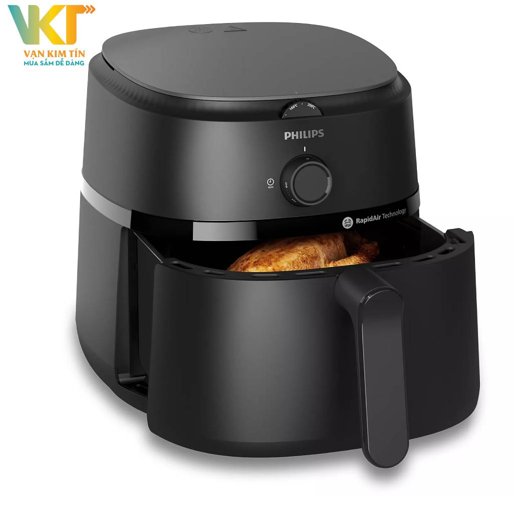 Nồi chiên không dầu Philips NA130/00 - 12 chương trình, tùy chỉnh bằng nút vặn