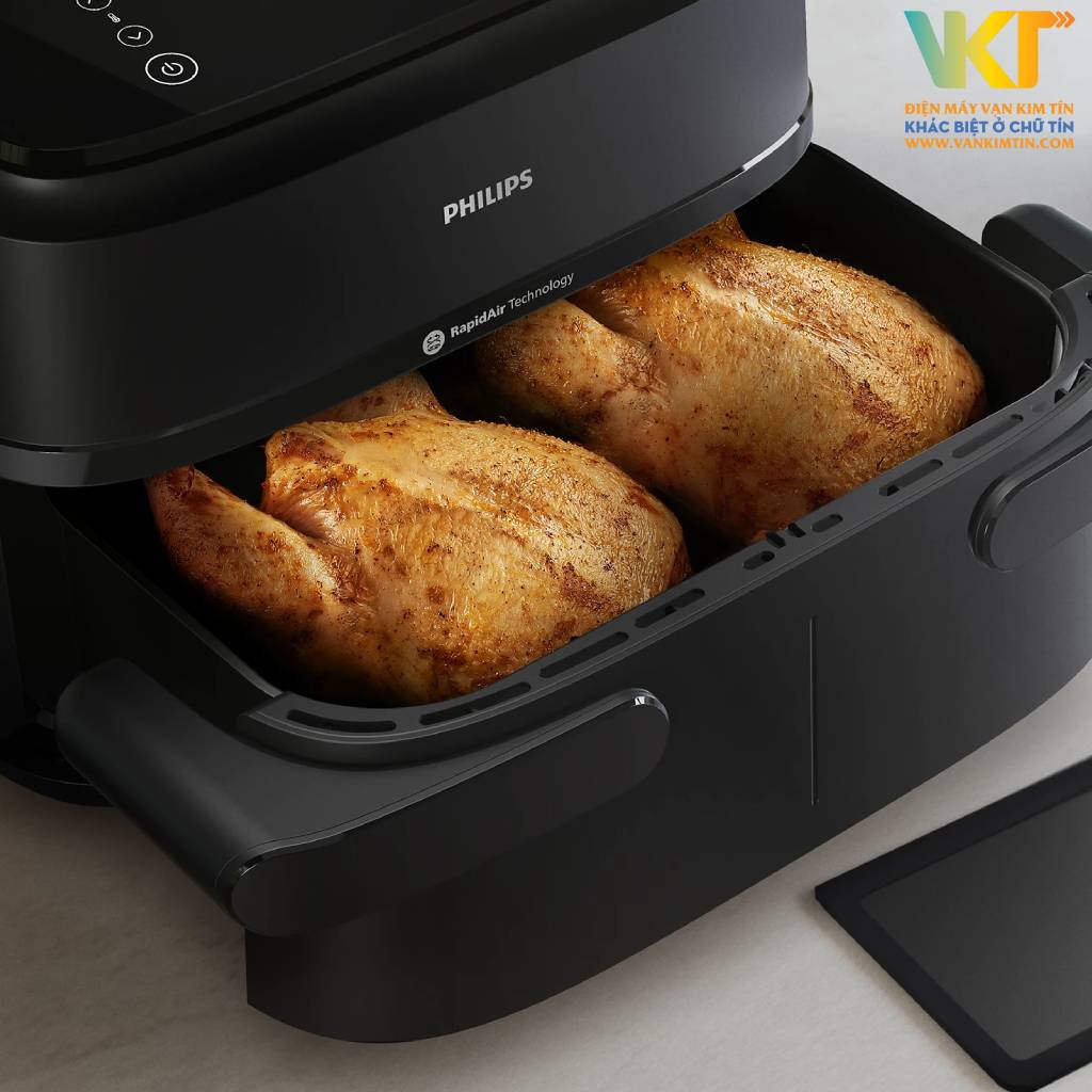 Nồi chiên không dầu Philips NA150/00 - Chức năng sao chép và đồng bộ thời gian, tạo sự linh hoạt