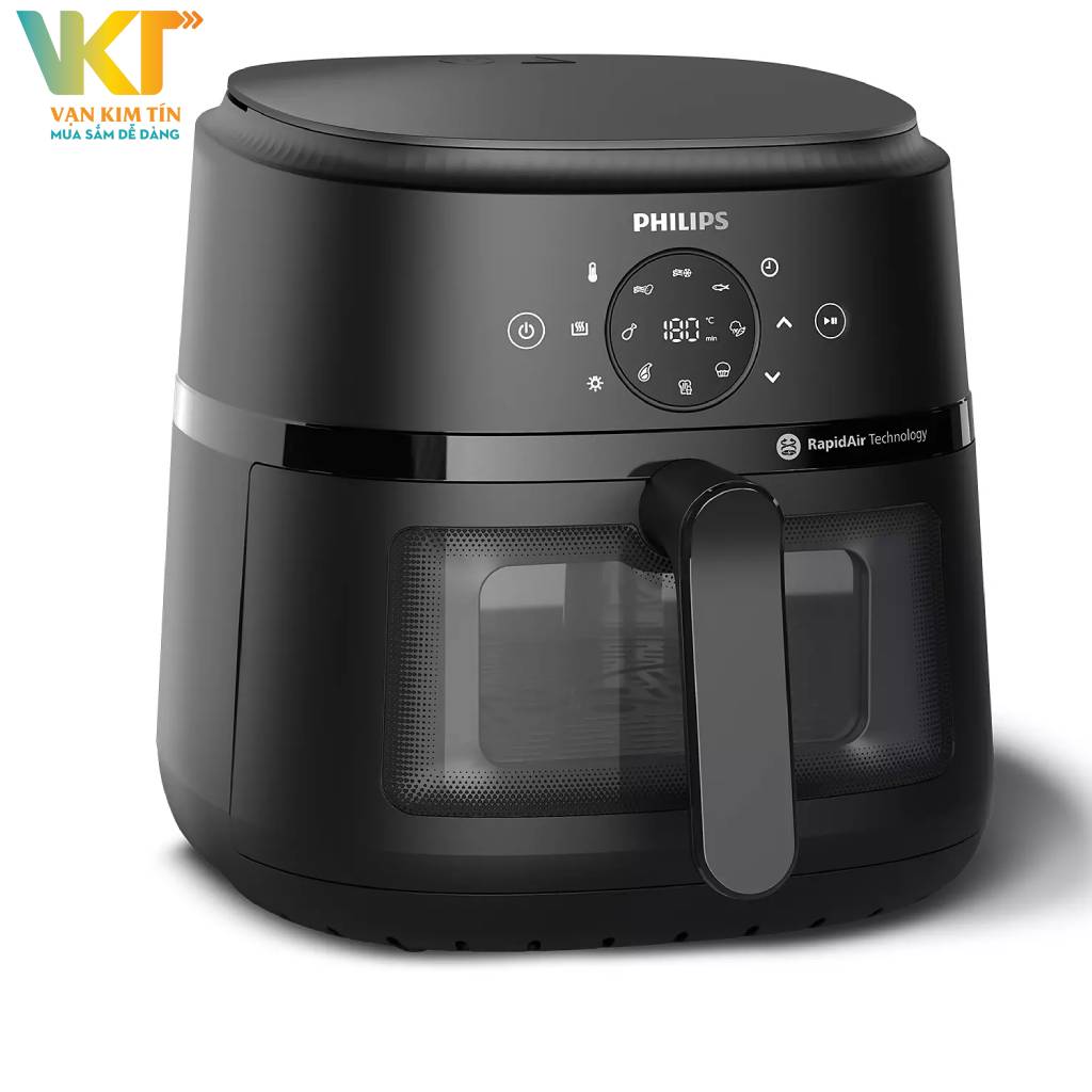 Nồi chiên không dầu Philips NA230/00 6.2 lít - Thiết kế hiện đại, phù hợp không gian