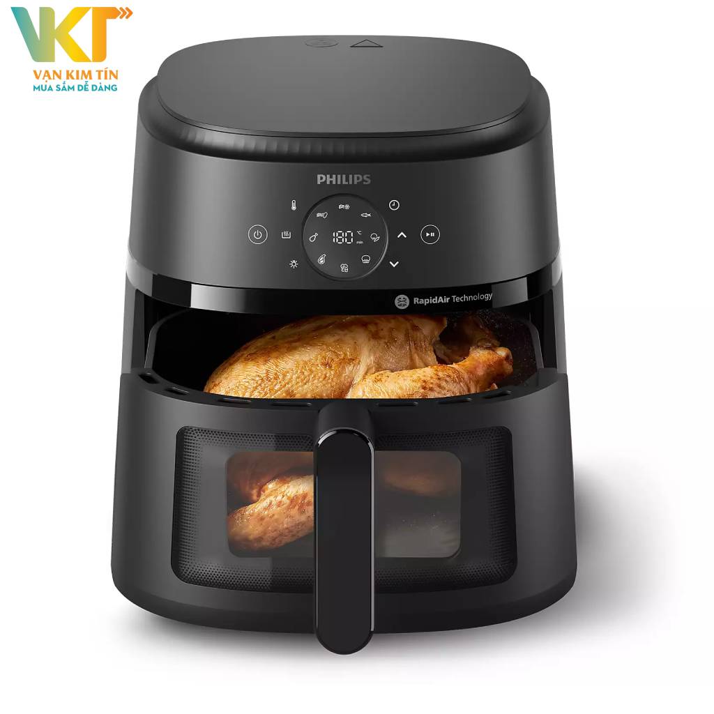 Nồi chiên không dầu Philips NA230/00 6.2 lít - Chứa được số lượng lớn thực phẩm, chín nhanh