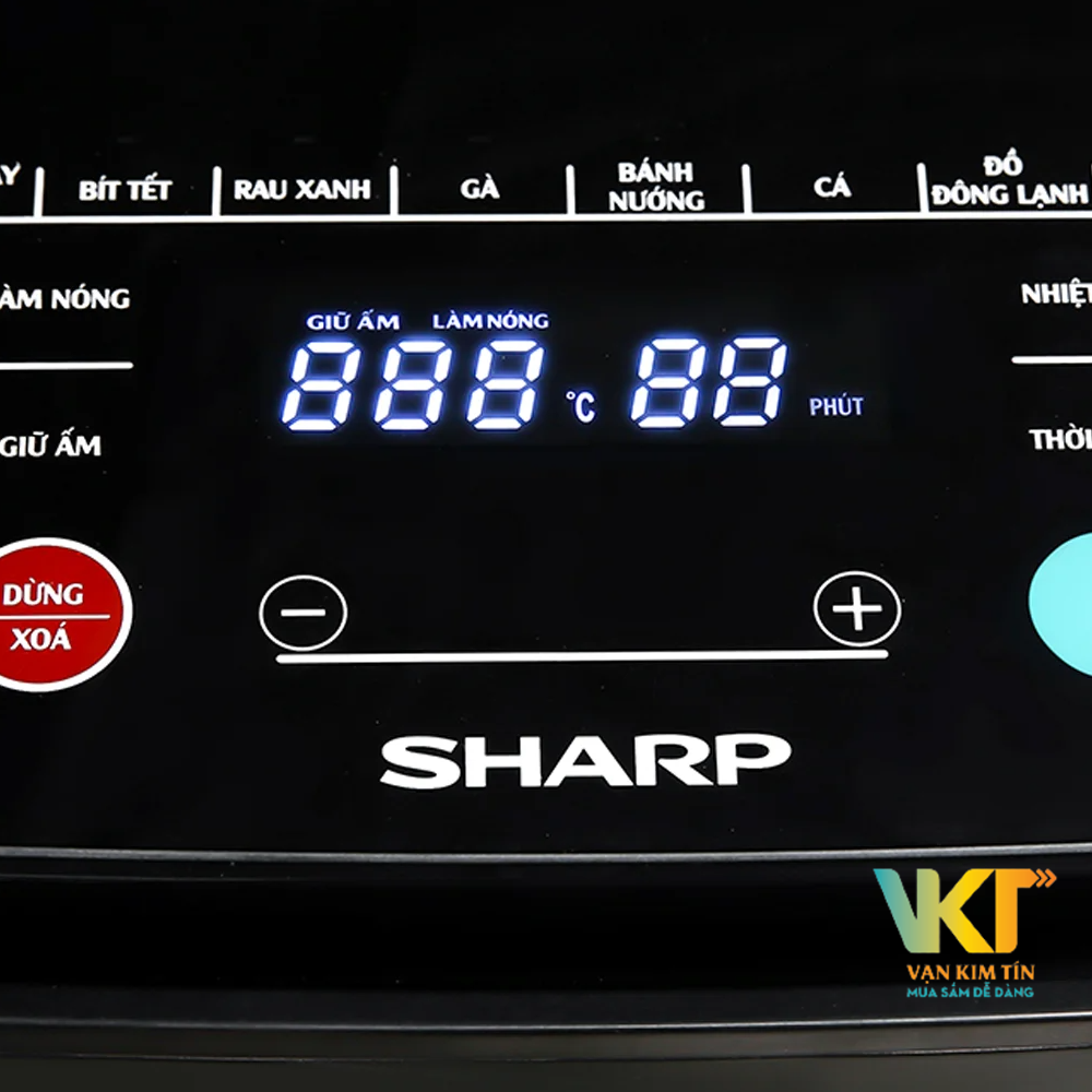 Nồi chiên không dầu Sharp KF-AF70EV-BK 7.0 lít