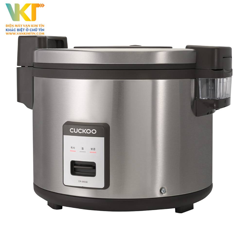 Nồi cơm điện công nghiệp Cuckoo 6.3 lít CR-3555 - Bảng điều khiển song ngữ, tiện thao tác, tùy chọn chức năng