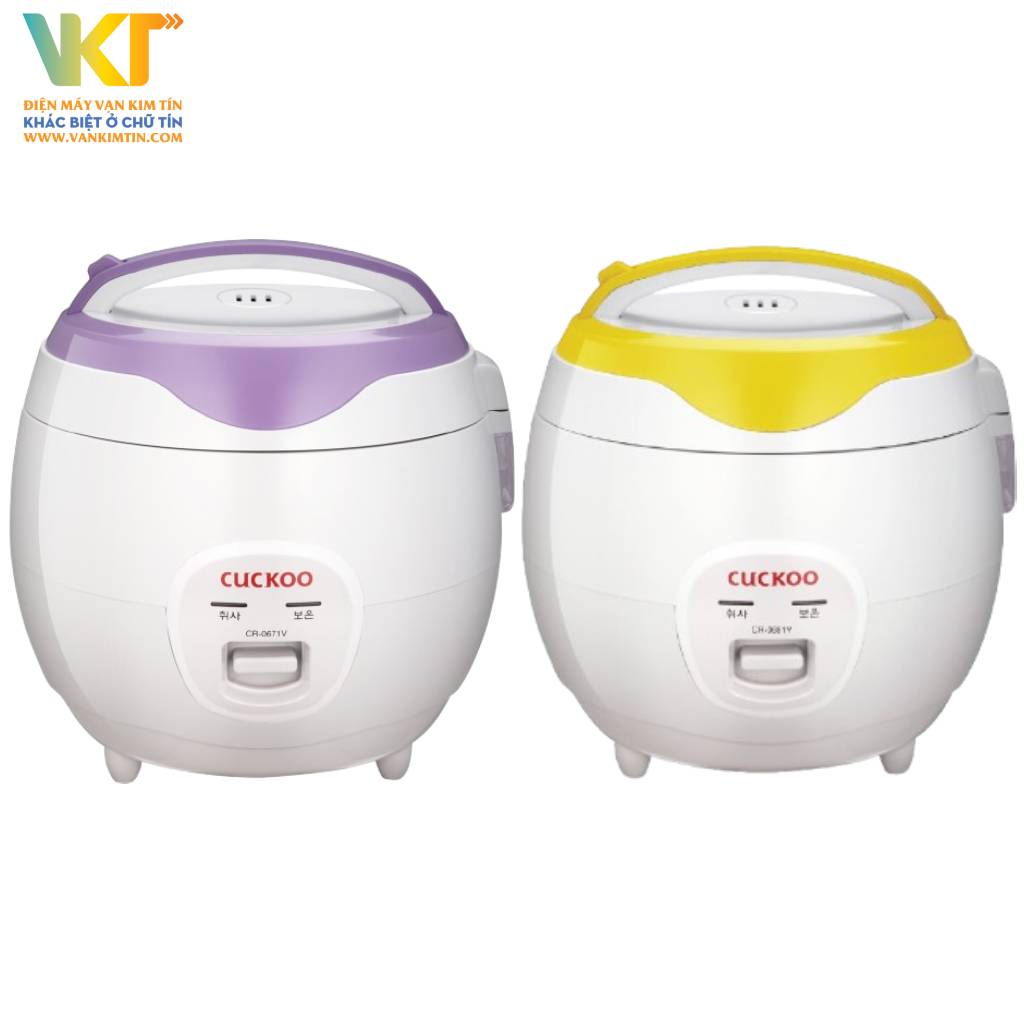 Nồi cơm điện nắp gài Cuckoo 1.08 lít CR-0671 - Thiết kế hiện đại nhỏ gọn, sử dụng bền chắc