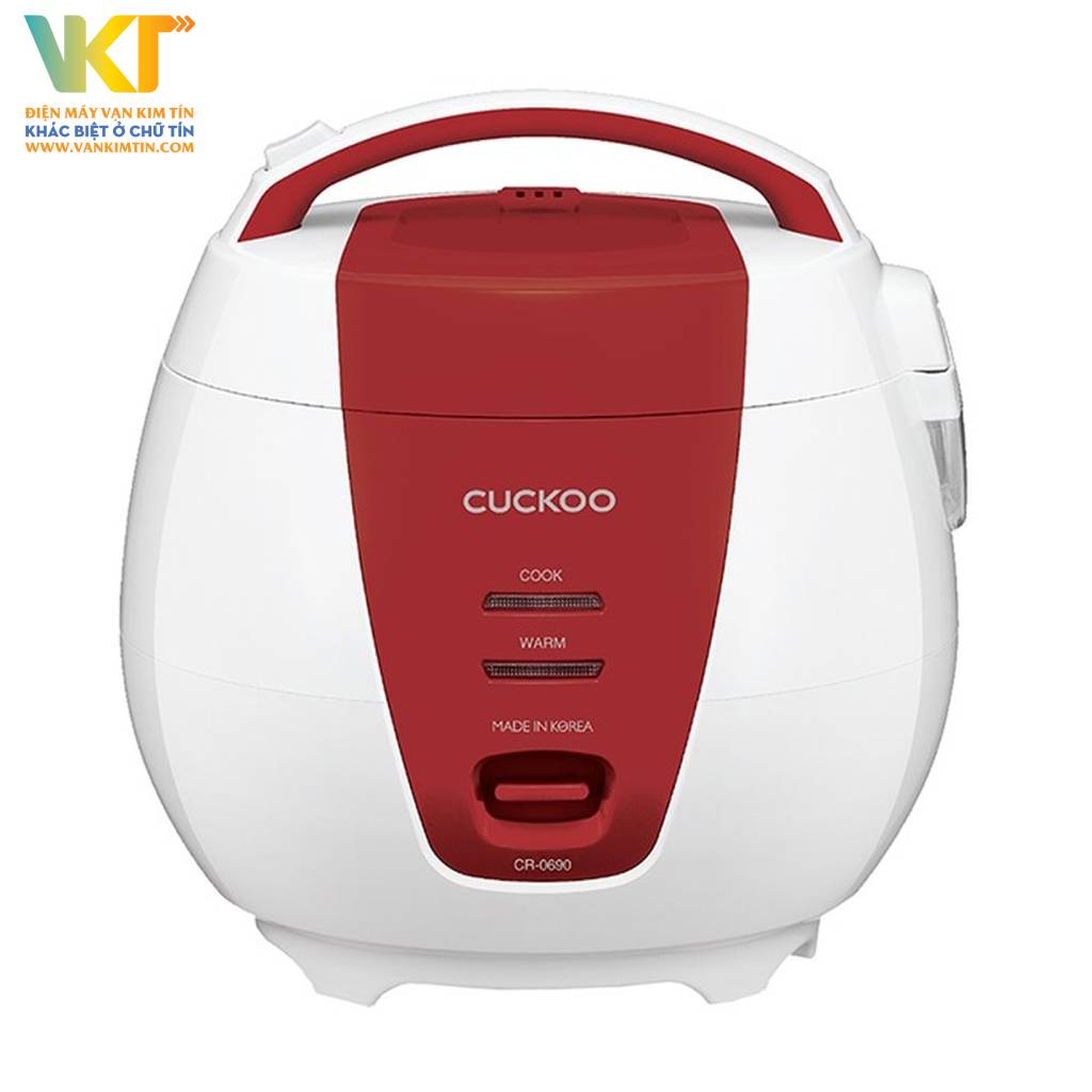 Nồi cơm điện nắp gài Cuckoo 1.08 lít CR-0690 - Thiết kế đơn giản, nhỏ gọn, màu sắc đẹp, dễ sử dụng