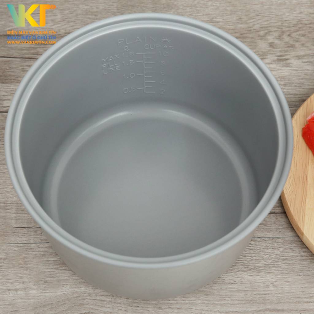 Nồi cơm điện nắp gài Cuckoo 1.8 lít CR-1021 - Dung tích nấu cơm lớn phù hợp cho 4-6 người