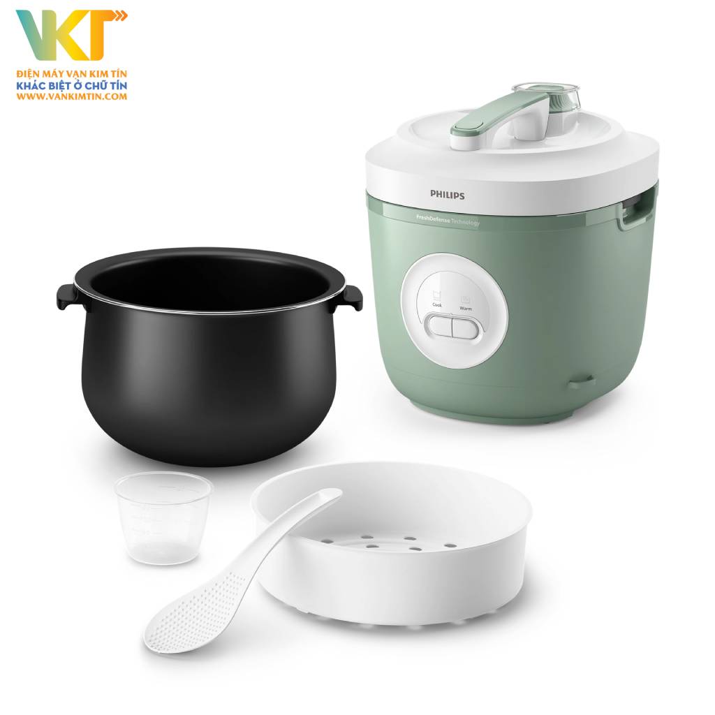 Nồi cơm điện Philips HD3212/32 - Chế độ nấu linh hoạt và bảng điều khiển dễ sử dụng