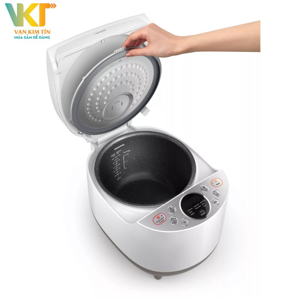Nồi cơm điện Philips HD4515/55 - Công nghệ nấu 3D, cơm chín đều và ngon hơn