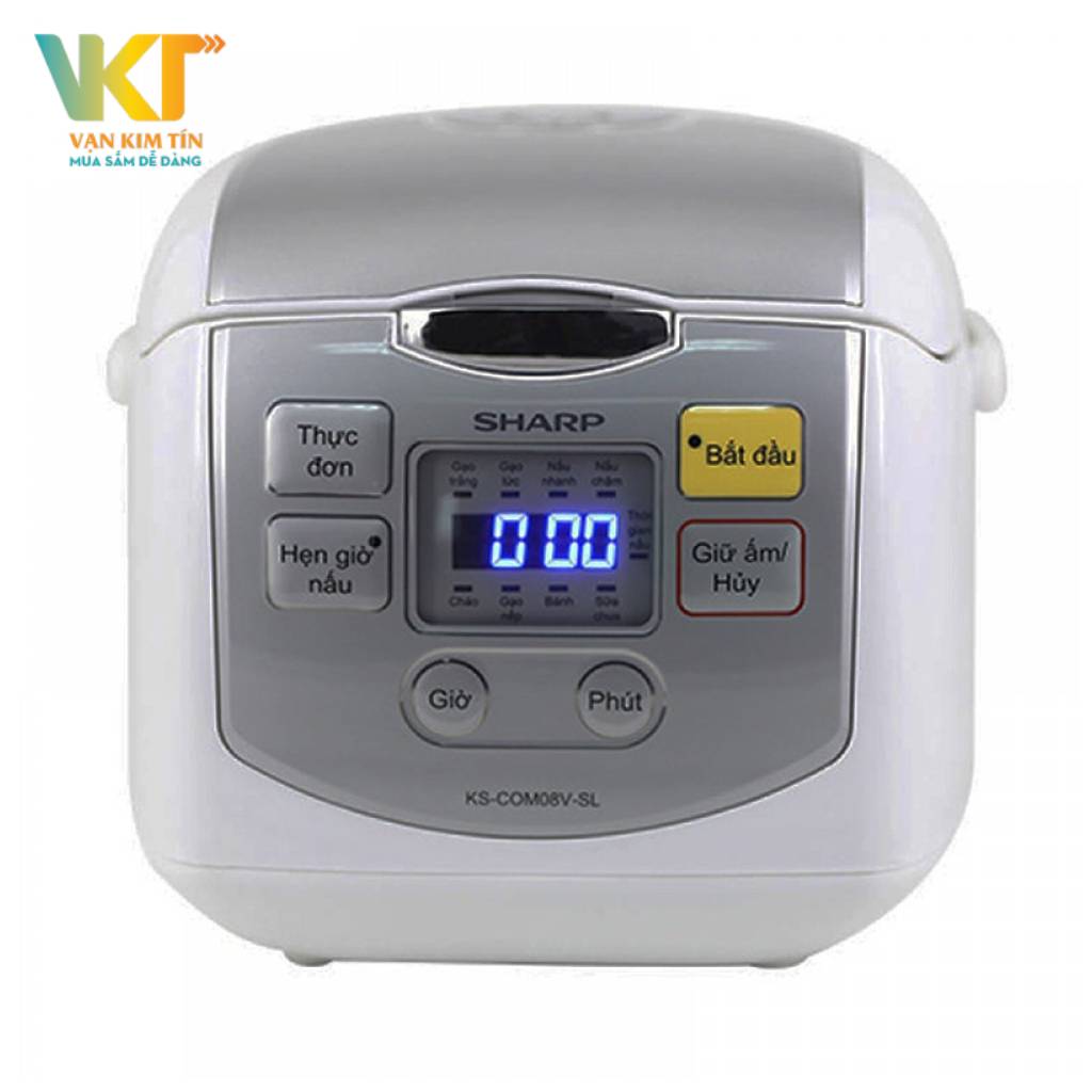 Nồi cơm điện tử Sharp KS-COM08V-SL
