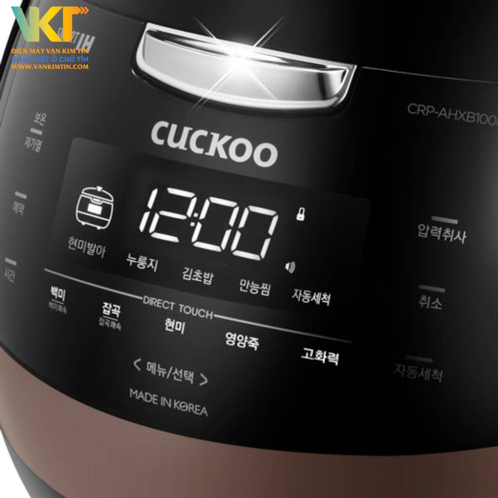 Nồi cơm điện tử cao tần áp suất Cuckoo 1.8 lít CRP-AHXB1008F/BKBRVNCV - Đa dạng chức năng, nấu ăn phong phú hơn