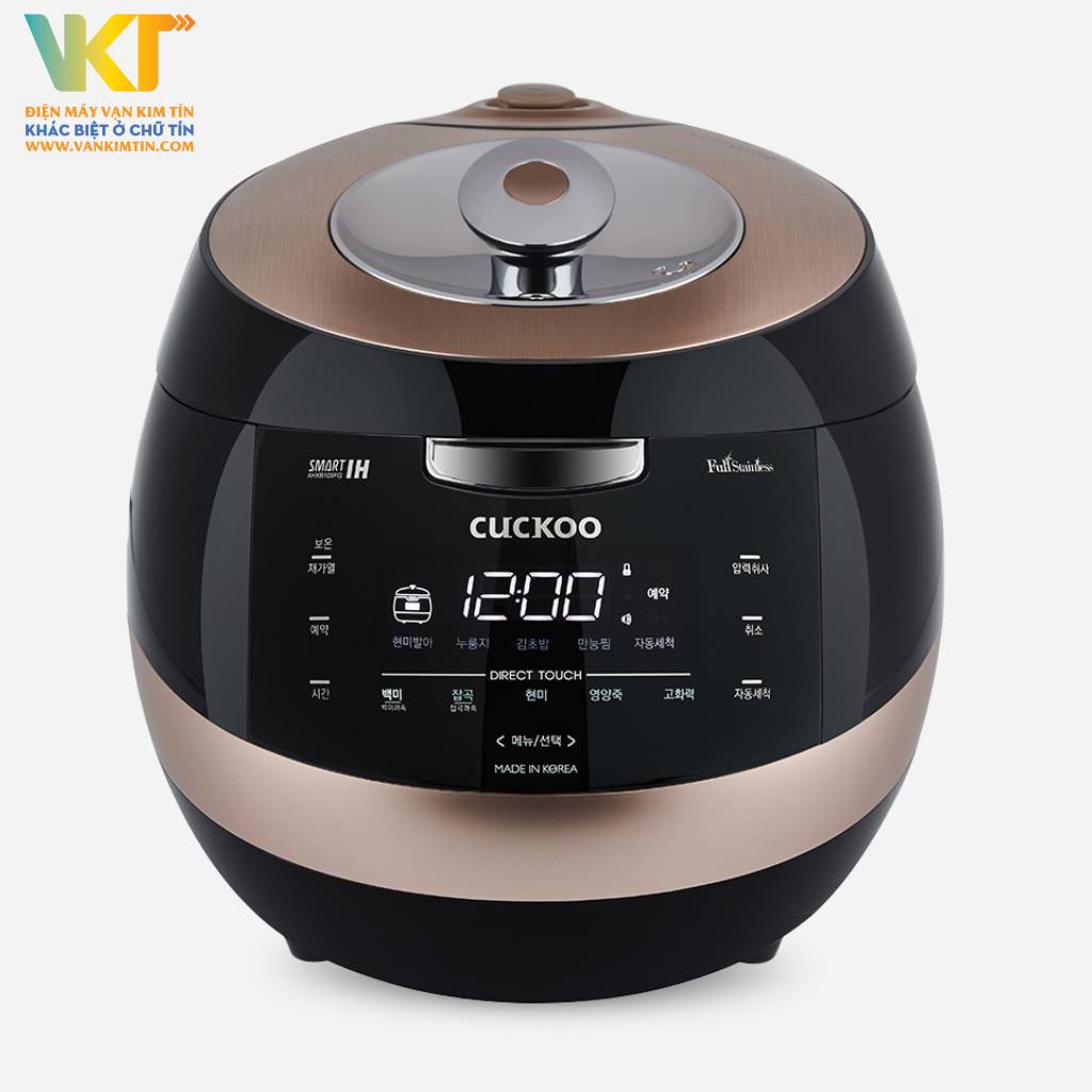 Nồi cơm điện tử cao tần áp suất Cuckoo 1.8 lít CRP-AHXB1008F/BKBRVNCV - Dung tích 1.8 lít, đáp ứng tốt nhu cầu