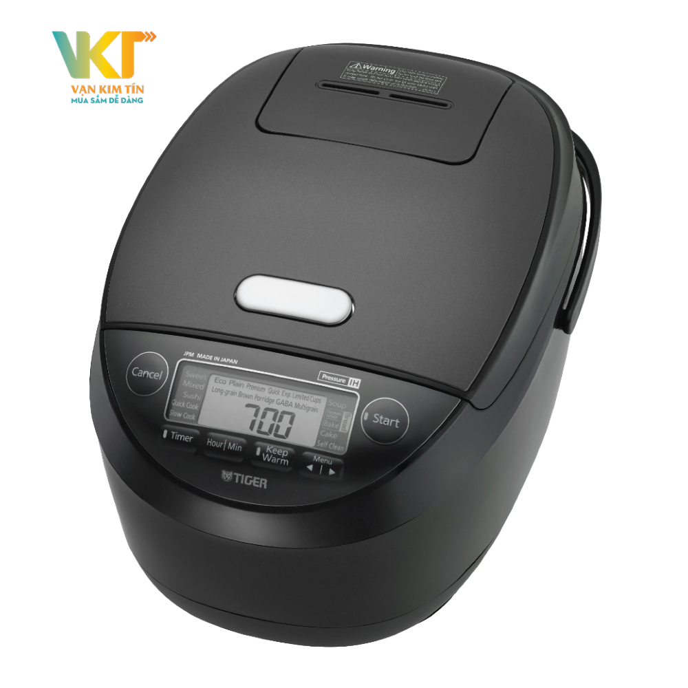 Nồi cơm điện tử cao tần áp suất Tiger 5 trong 1 JPM-H18V 1.8Lít - Made in Japan