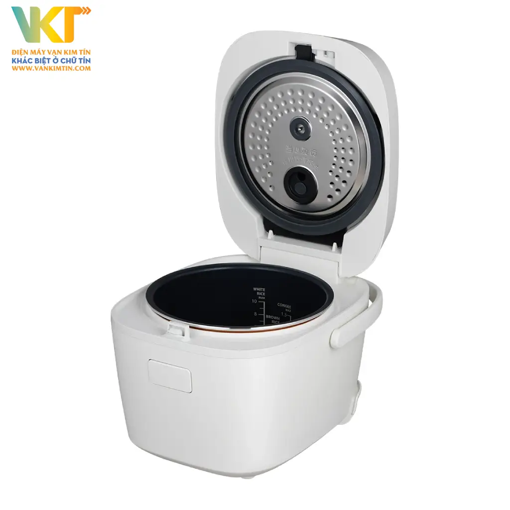 Nồi cơm điện tử Toshiba RC-18DR5UVN(W) - Thiết kế tinh gọn với các chi tiết hiện đại giúp việc sử dụng đơn giản hơn